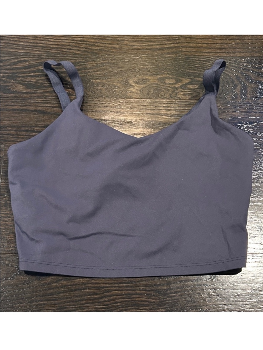 lululemon athletica Purple Crop Tank Top w/ Support Sports Bra